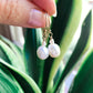 Jasmine Earrings - Double Baroque Pearl Drop Earrings