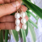 Sofi Drop Earrings - Three Baroque Pearl Drop Earrings