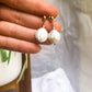 Mia Drop Earrings - Pearl Drop Earrings