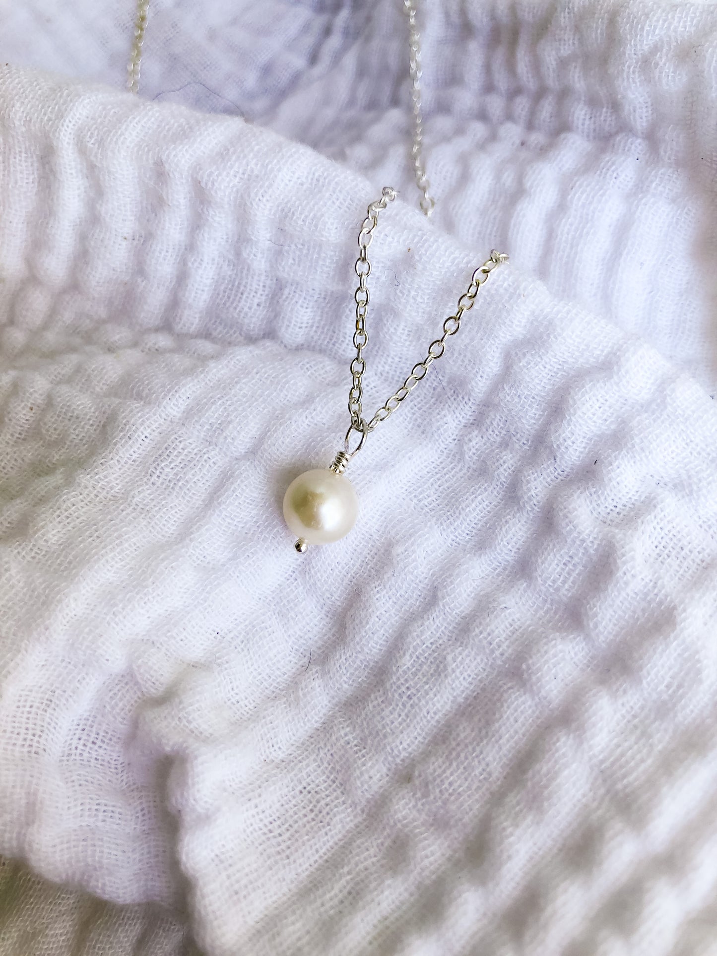 Emmy Pearl Drop Necklace