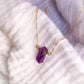 Amethyst Pendant Necklace