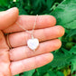 Heart Shaped Baroque Pearl Neckalce - Gold Filled or Sterling Silver