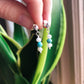 Azure Earrings - Turquoise and Freshwater Pearl Stud Earrings