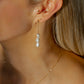 Lily Chunky Natural Baroque Pearl Drop Earrings