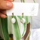 Mia Drop Earrings - Pearl Drop Earrings