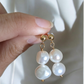 Saige Stud Earrings - Freshwater Pearl Stud Dangle Earrings