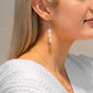 Lily Chunky Natural Baroque Pearl Drop Earrings