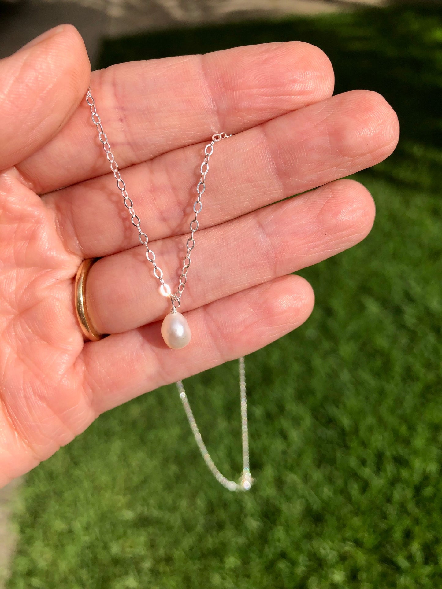 Tilly Pearl Drop Necklace