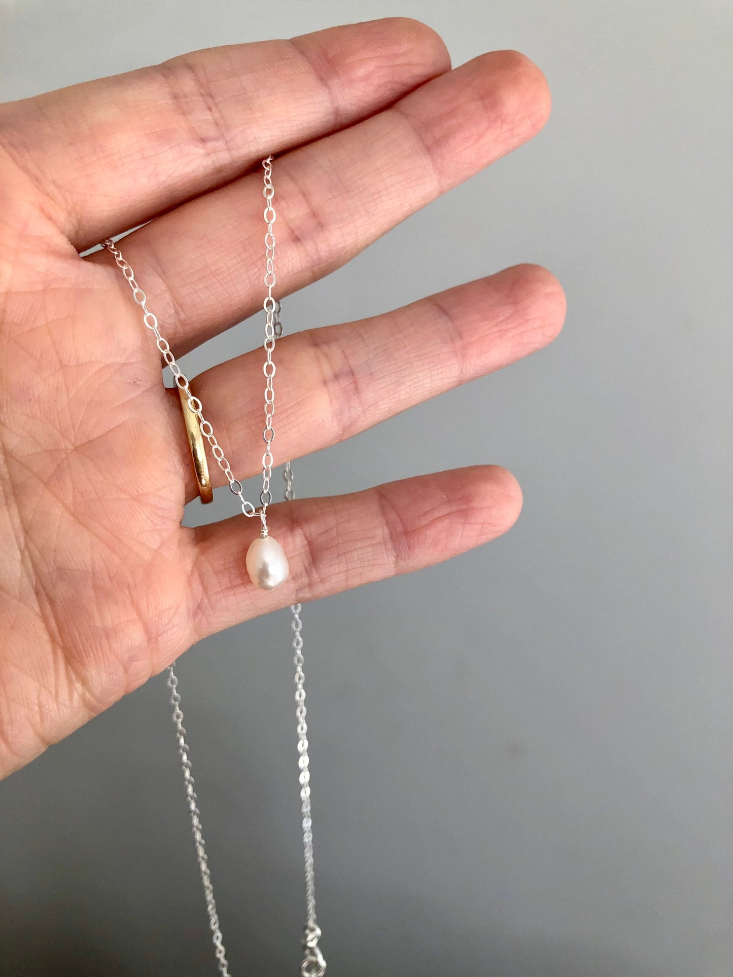 Tilly Pearl Drop Necklace