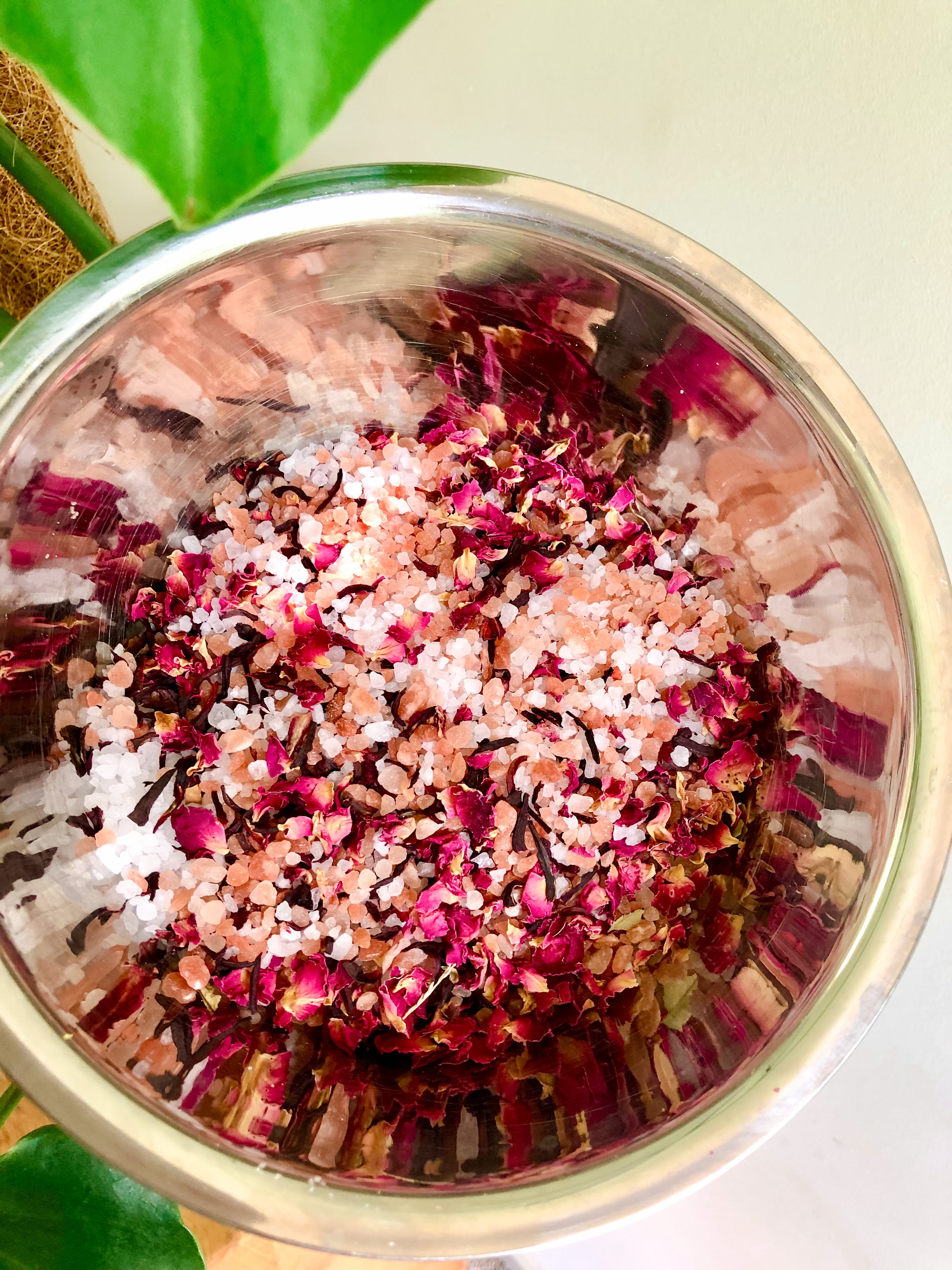 Bath Salt Soak: Rose & Grapefruit Bath Salts - LOVE SPELL